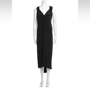 Black silk HATCH dress